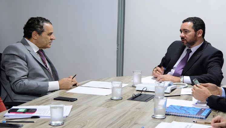 ministros Dyogo Oliveira e Henrique Eduardo Alves