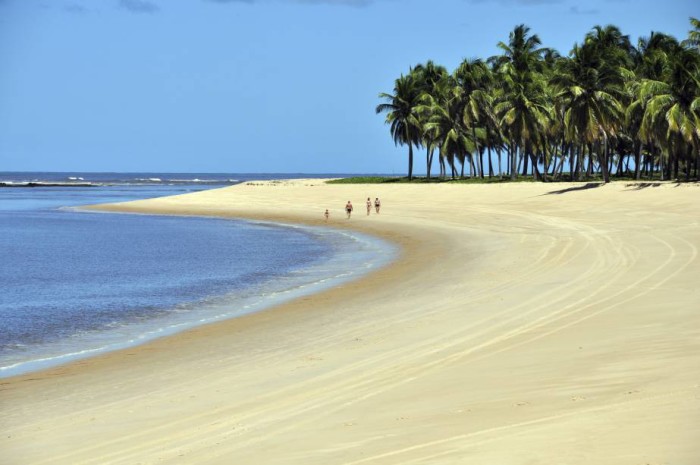 Em relação ao destino, o Nordeste se mantém na liderança e segue sendo a região mais desejada. Foto: Praia do Gunga, em Maceio, Alagoas/Divulgação).