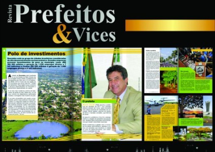 Reportagem da Prefeitos & Vices; mais uma vez Dourados ganha projeção na mídia nacional – Divulgação