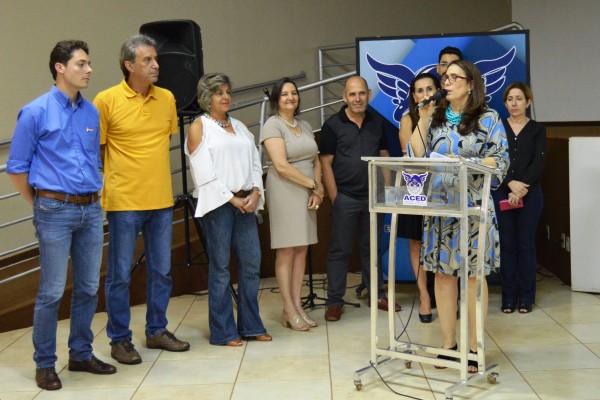 Diretorias da Aced e Sindicato Rural apresentan projeto da 12ª Exposhopping. (Foto: Assessoria Aced).